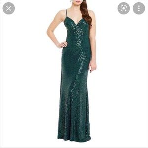 Nicole miller sequin gown